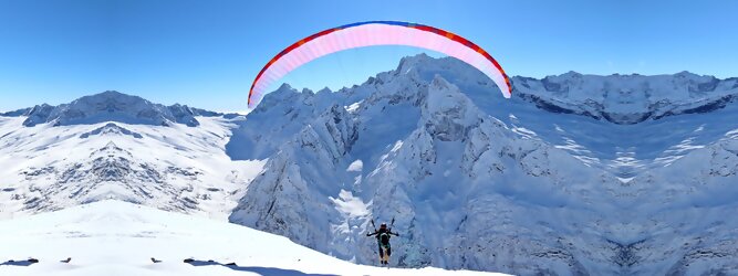 Trip La Gomera - Paragleiten im Winter die Freizeit spüren und schwerelos über die Tiroler Bergwelt fliegen. Auch für Anfänger werden Flüge, Tandemflüge angeboten.